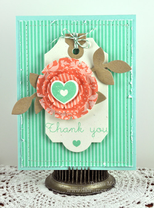 Paper: rustic cream, kraft, aqua mist, aqua mist pattern pack, melon berry pattern pack<br />...