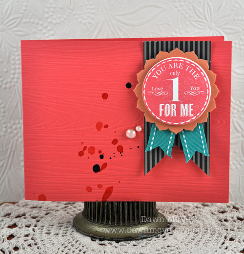 Paper: rustic cream, melon berry, berry sorbet, smokey shadow pattern pack<br />
Stamps: Tagged...