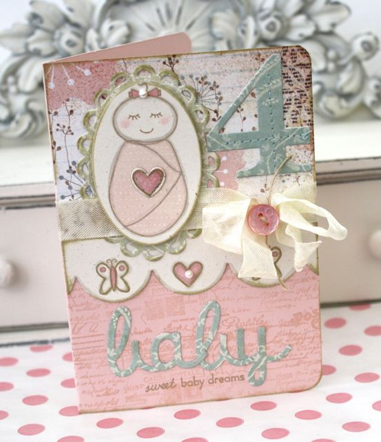 Papertrey Ink Supplies Used:<br />
Stamps:<br />
Baby Face<br />
Ink:<br />
Classic Kraft<br...