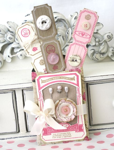 Papertrey Ink Supplies Used:<br />
Stamps:<br />
Garden Variety II, Just the Ticket<br />...