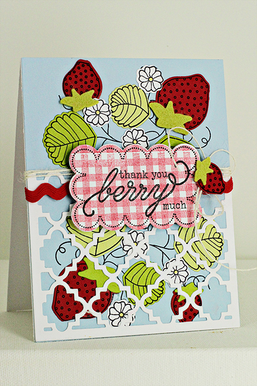 Strawberry Patch<br />
<br />
Stamps: Strawberry Patch, Strawberry Patch Sentiments, Just For...