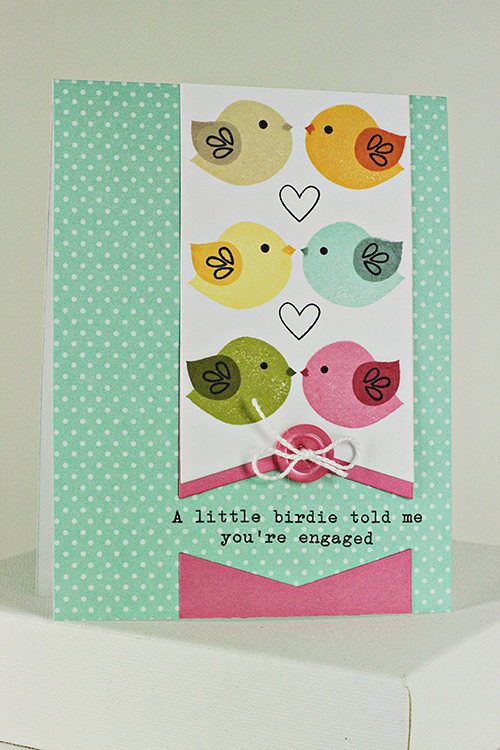 Tweet Talk<br />
<br />
Stamps: Tweet Talk, Baby Face<br />
Dies: Wine Bottle Tag Die<br />...