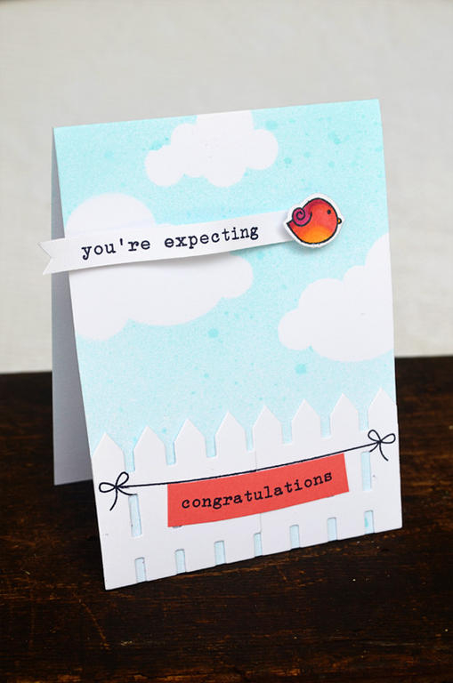 {You&#039;re Expecting} card<br />
<br />
Stamps - Tweet Talk<br />
Dies - Tweet Talk die...