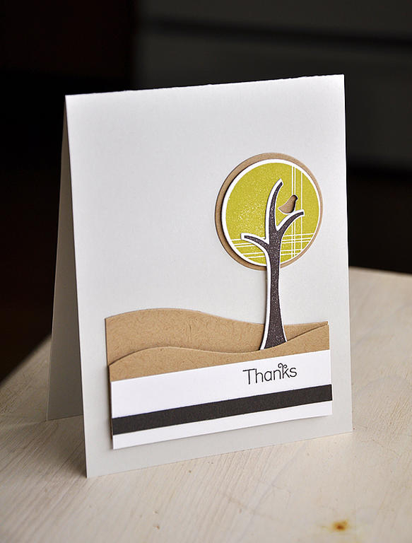 Stamps: Trendy Tree Tops<br />
Ink: Simply Chartreuse &amp; Smokey Shadow<br />
Cardstock:...
