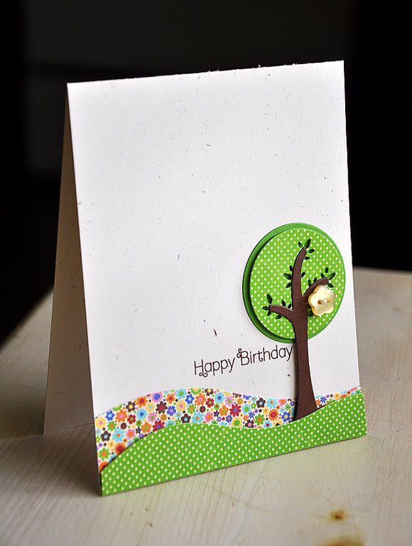 Stamps: Trendy Tree Tops<br />
Ink: Dark Chocolate<br />
Cardstock: Rustic Cream &amp; New...