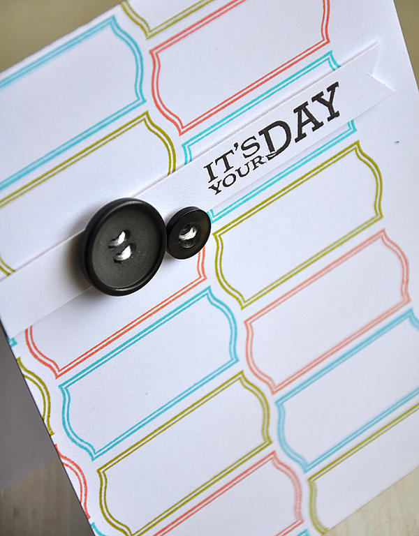 Stamps: Framed Out #3<br />
Ink: Hawaiian Shores, Melon Berry, Simply Chartreuse &amp; Smokey...