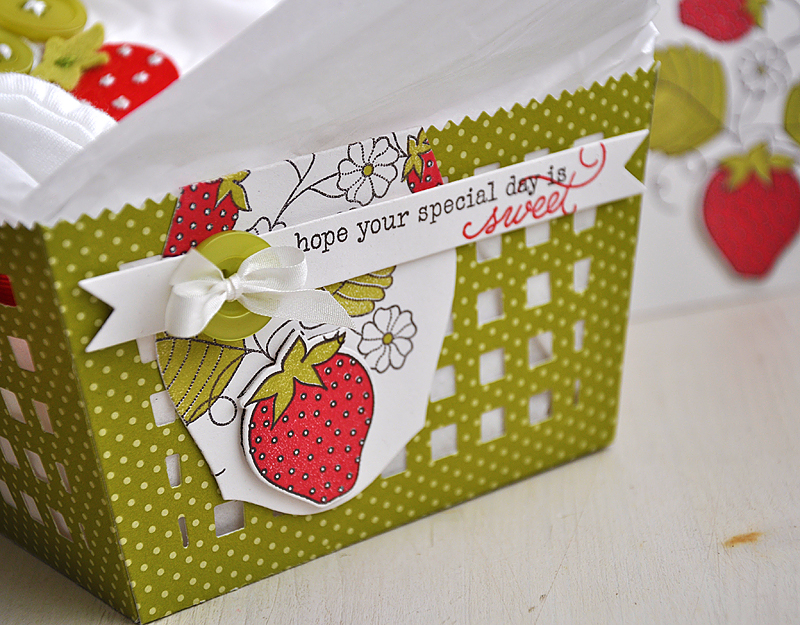 Stamps: Strawberry Patch &amp; Strawberry Additions<br />
Ink: Smokey Shadow, Pure Poppy &amp;...