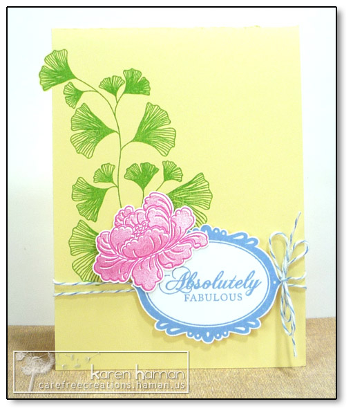 Supplies<br />
Stamps: Pretty Peonies, Harvest Berries, Mega Mixed Messages;<br />
Colors:...