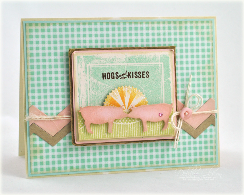 Stamps: On the Farm<br />
Cardstock: Rustic White, Aqua Mist, Sweet Blush, Kraft<br />
Ink:...