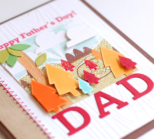 Stamps:  Summer Camp, My Hero, My Dad, On the Farm, BB:  Farm &amp; Barn<br />
Ink:  Aqua Mist,...