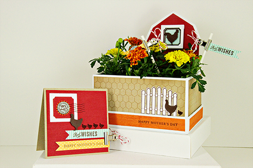 Stamps: On the Farm, Framed Out #1, Mother, Little Bitty Birdie Additions, Background Basics:...