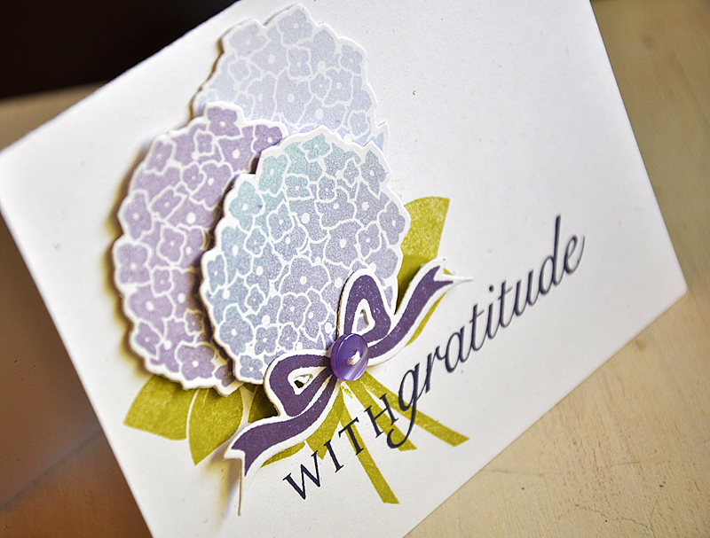 Stamps: Happy Hydrangea &amp; Think Big Favorites #16<br />
Ink: Winter Wisteria, Plum Pudding,...