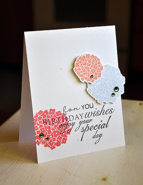 Stamps: Happy Hydrangea, Fillable Frames Sentiments &amp; Think Big Favorites #16<br />
Ink:...