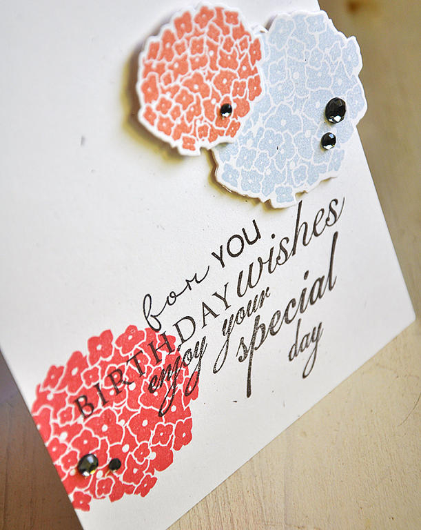 Stamps: Happy Hydrangea, Fillable Frames Sentiments &amp; Think Big Favorites #16<br />
Ink:...
