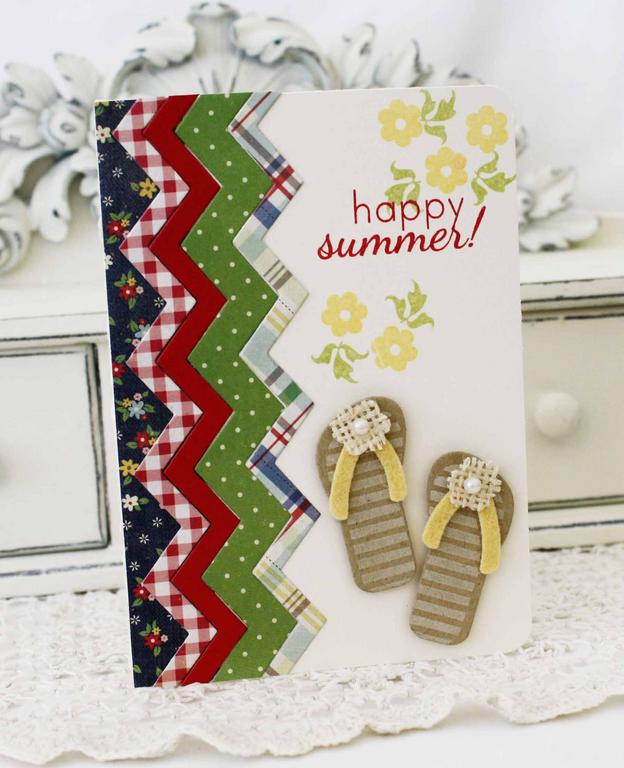 Papertrey Ink Supplies Used:<br />
Stamps:<br />
Flipping Out and Modern Wood Mats<br />...