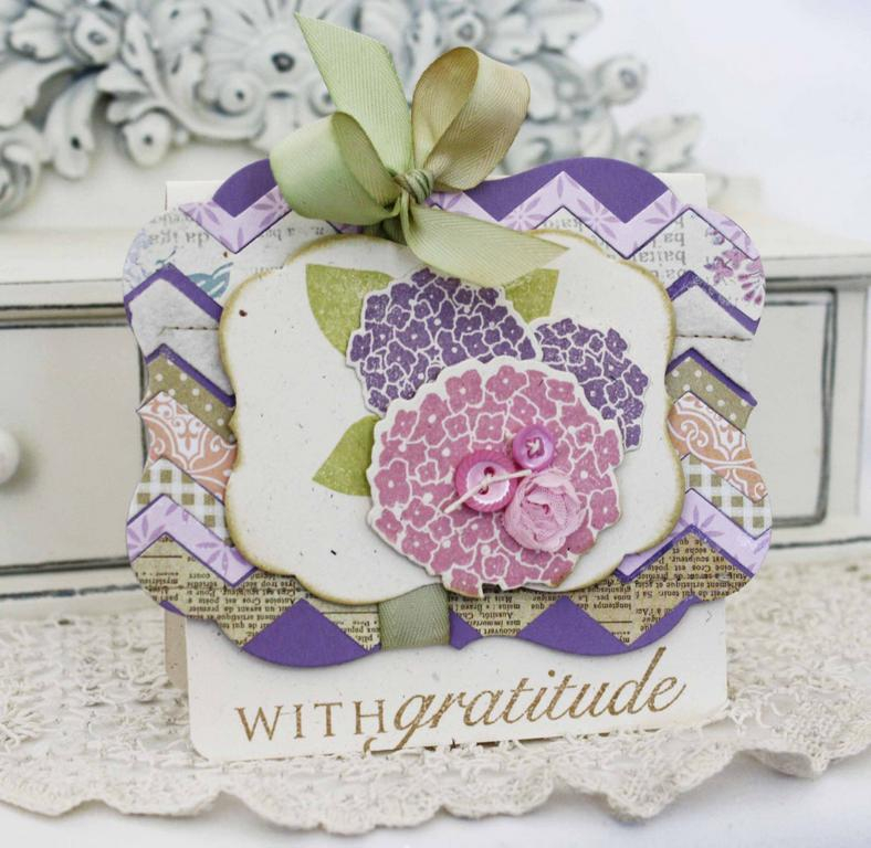 Papertrey Ink Supplies Used:<br />
Stamps:<br />
Happy Hydrangeas and Think Big Favorites...