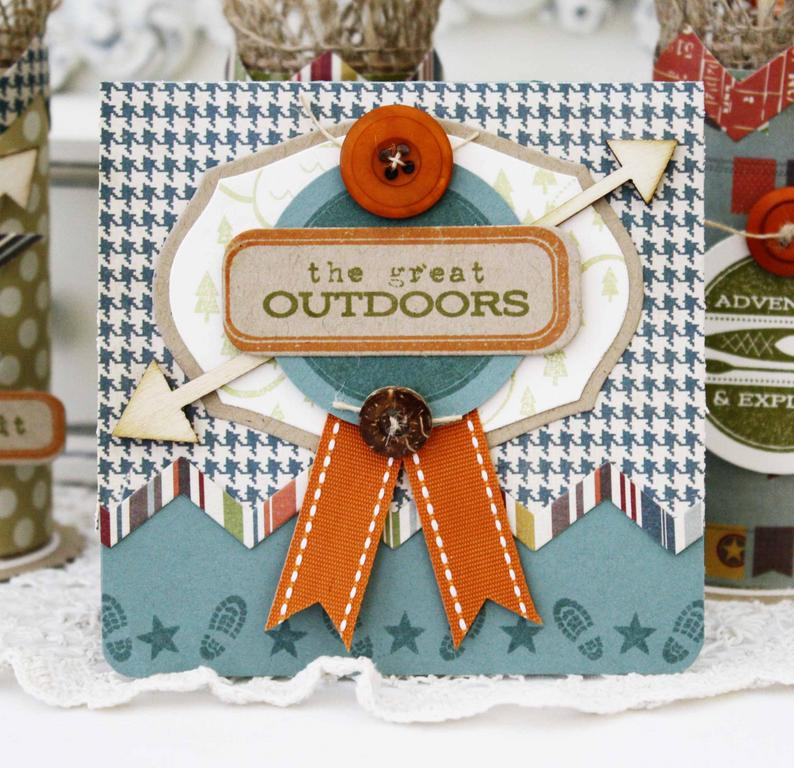 Papertrey Ink Supplies Used:<br />
Stamps:<br />
Summer Camp<br />
Ink:<br />
Terra Cotta...