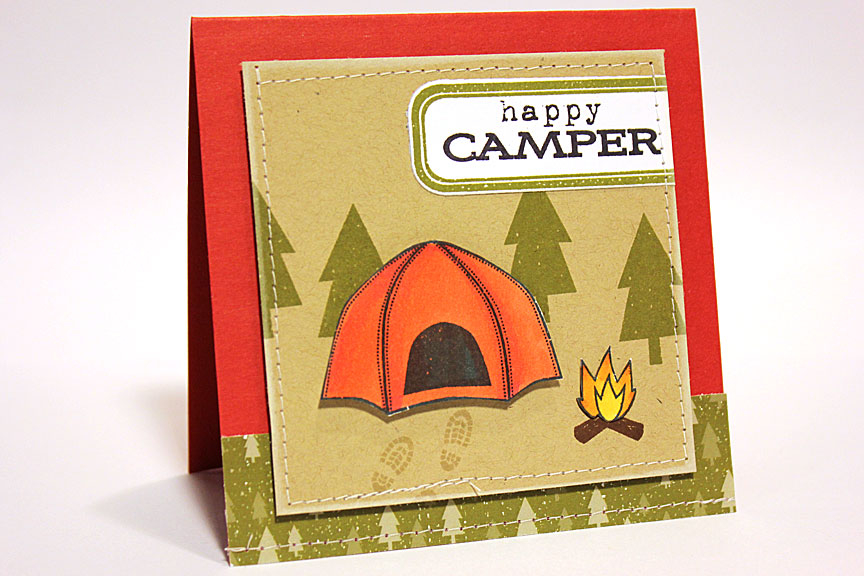 stamps: Summer Camp<br />
<br />
ink: True Black, Ripe Avocado, Classic Kraft, Dark...