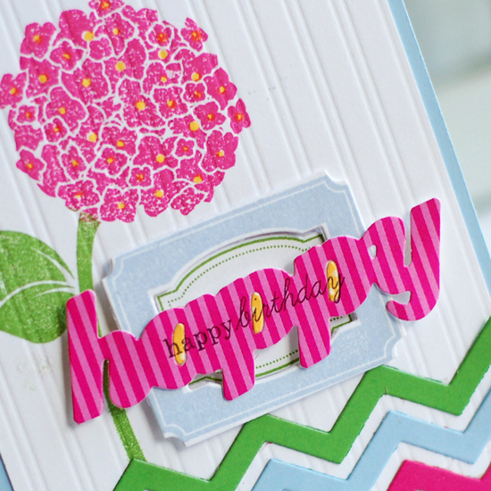 Stamps: Framed Out #4, Happy Hydrangea, Fillable Frames Sentiments<br />
Ink:  Raspberry Fizz,...