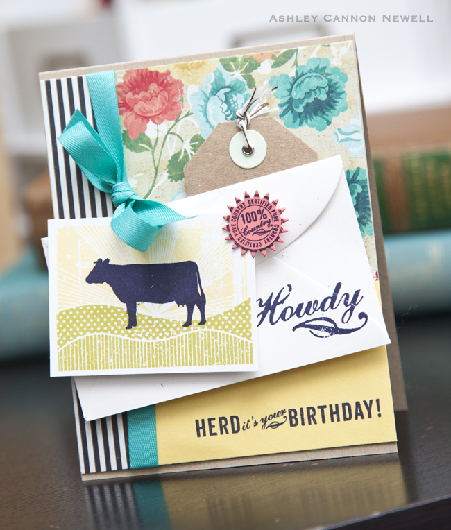 Supplies<br />
<br />
Stamps: On the Farm<br />
Ink: True Black, Simply Chartreuse, Harvest...