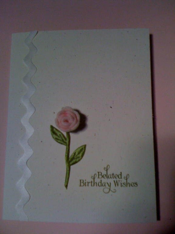 Shimmer chalk felt flower
