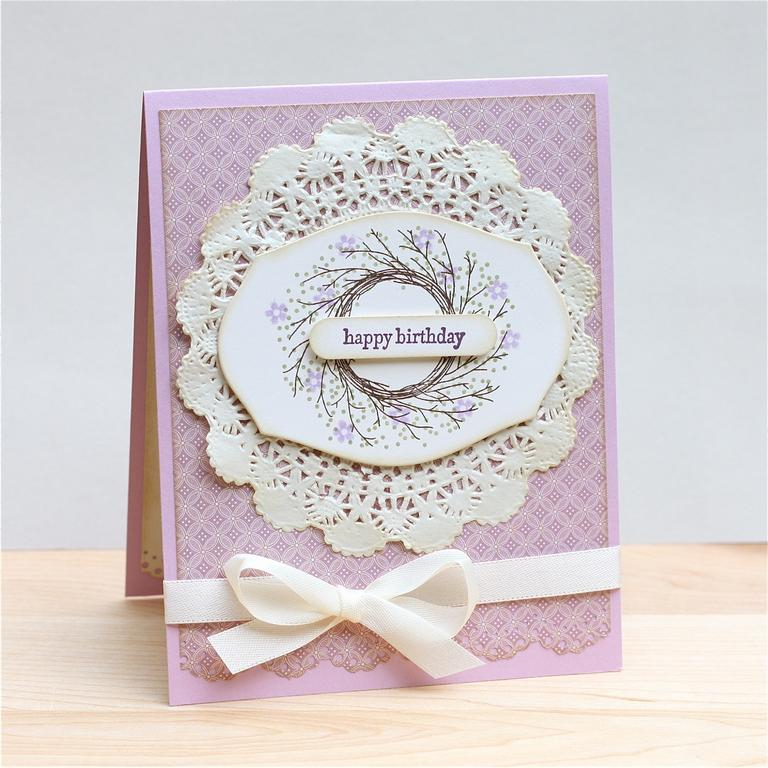 Lilac Shabby Chic Birthday: Wreath for All Seasons