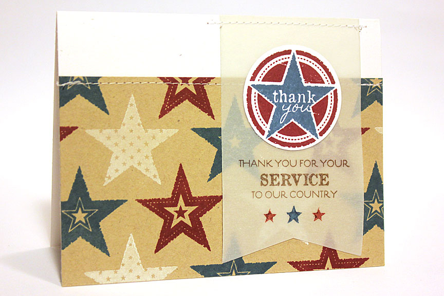 stamps: Military Stars, Military Hero<br />
<br />
ink: Smokey Shadow Scarlet Jewel, Enchanted...