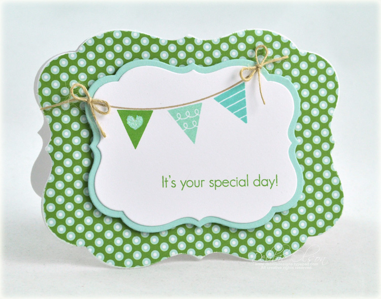 Stamps: heart-2-Heart #5<br />
Cardstock: Stampers Select White, Aqua Mist<br />
Ink: Aqua...