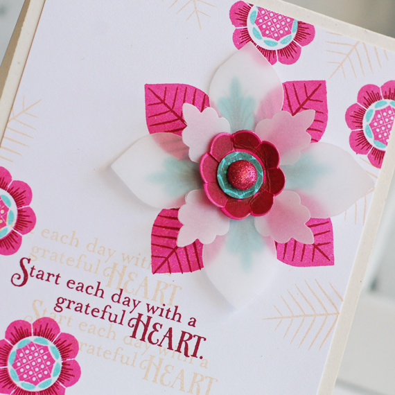 Stamps:  Lovely Layers<br />
Ink:  Raspberry Fizz, Scarlet Jewel, Aqua Mist, Ocean Tides, Fine...