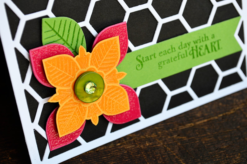 Stamps - Lovely Layers<br />
CS - White, True Black, Raspberry Fizz, Summer Sunrise, New...