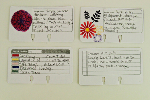 Stamps: Desktop File: Inspiration, Quilter&#039;s Sampler, Take Note<br />
Ink: Soft Stone and...