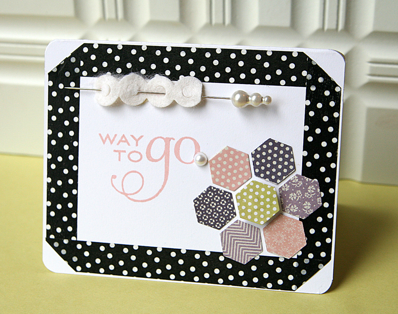 STAMPS: Happy Hexagons, Think Big Favorites #17<br />
INK: Sweet Blush, Spring Moss,Winter...