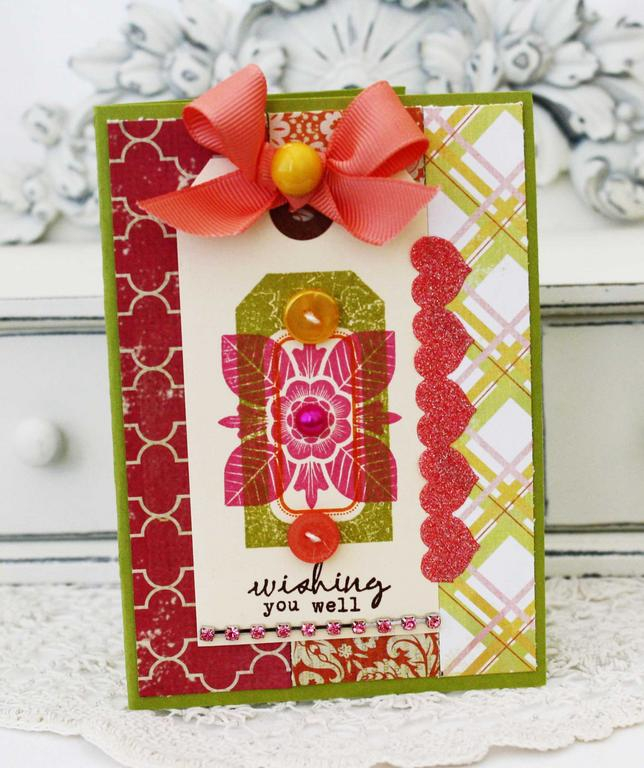 Papertrey Ink Supplies Used:<br />
Stamps:  Lovely Layers, Framed Out #5<br />
Cardstock:...