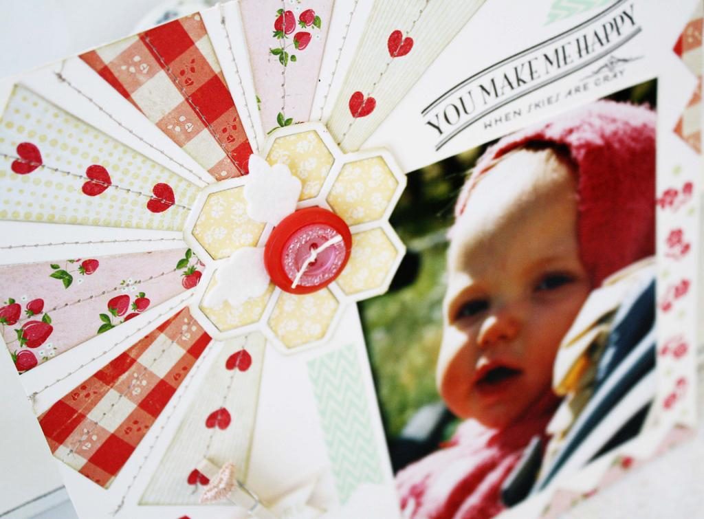 Papertrey Ink Supplies Used:<br />
Stamps:<br />
We Go Together, Happy Hexagons, Hello...