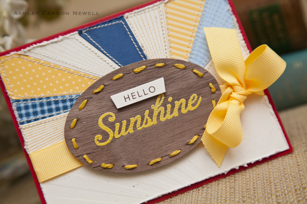 Supplies<br />
<br />
Stamps: Hello Sunshine<br />
Ink: Dark Chocolate, Summer Sunrise<br />...