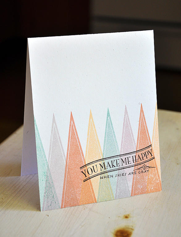 Stamps:  Hello Sunshine &amp; We Go Together<br />
Ink:  Aqua Mist, Lavender Moon, Melon Berry,...