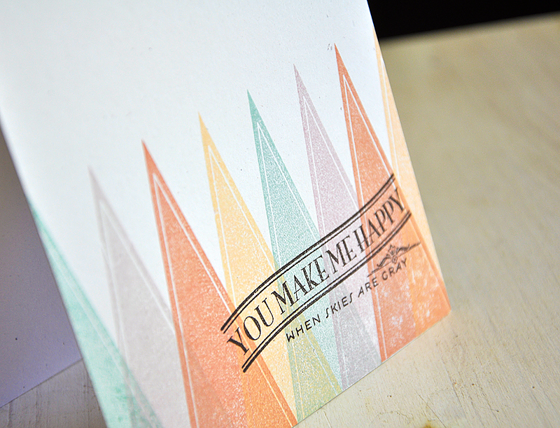 Stamps:  Hello Sunshine &amp; We Go Together<br />
Ink:  Aqua Mist, Lavender Moon, Melon Berry,...