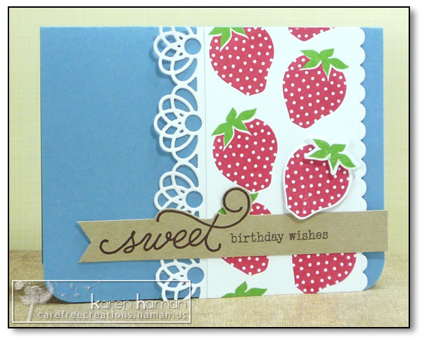Supplies<br />
All supplies Papertrey Ink unless otherwise noted.<br />
Stamps: Strawberry...