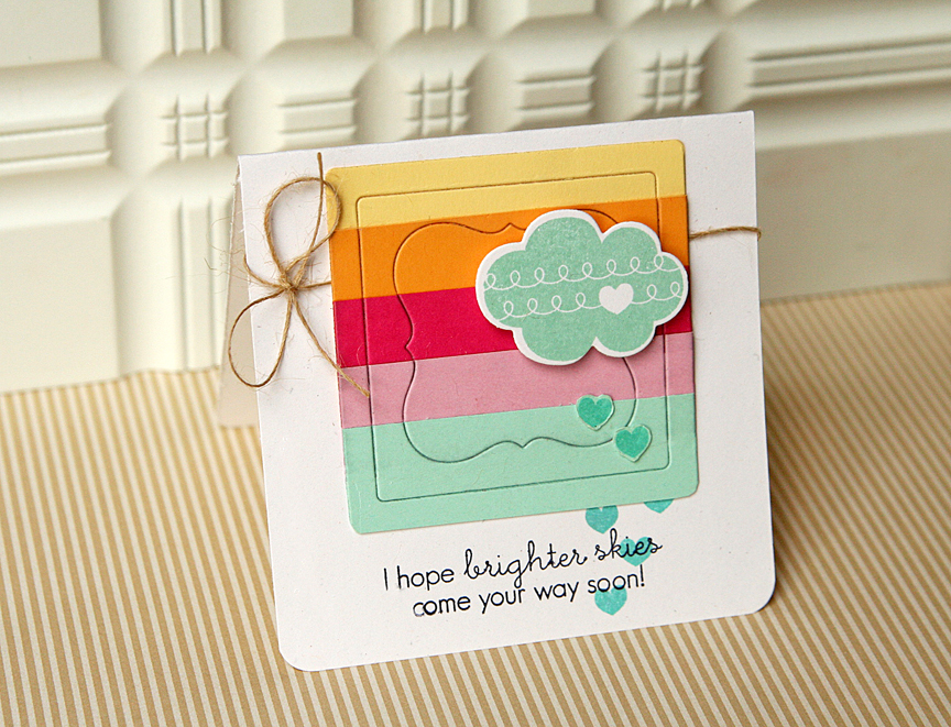 STAMPS: Heart-2-Heart #6<br />
INK: Hawaiian Shores, Aqua Mist, True Black<br />
PAPER:...