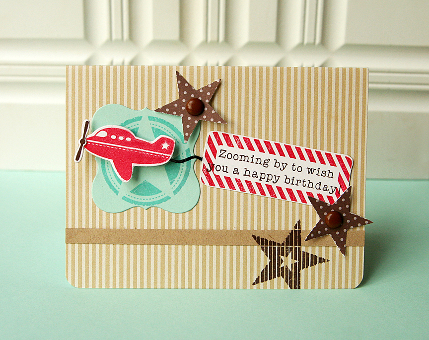 STAMPS: Little Hot Rod, Military Stars, Fabulous Frames<br />
INK: Hawaiian Shores, Pure Poppy,...