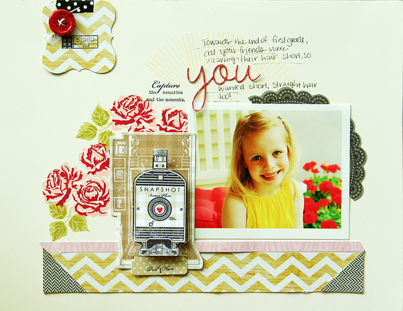 STAMPS: Shutterbug Special, The Sweet Life, Hello Sunshine<br />
INK: Harvest Gold, Spring...