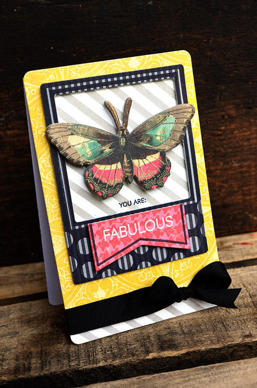 {Fabulous} card<br />
Stamps - Fabulous Frames<br />
CS - White<br />
PP - Smokey Shadow...