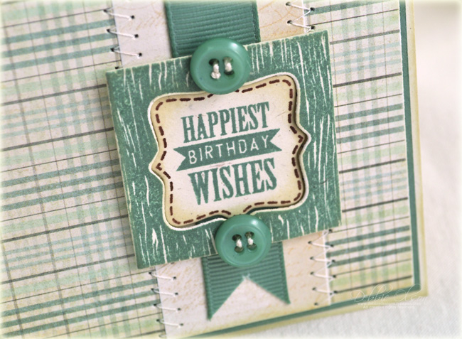 Stamps: Framed Out #6<br />
Cardstock: Rustic Cream, Ocean Tides<br />
Ink: Ocean Tides, Dark...