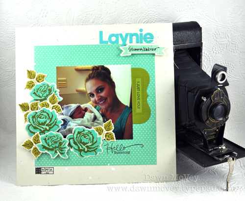 Paper: rustic cream, hawaiian shores, simply chartreuse, aqua mist pattern pack<br />
Stamps:...