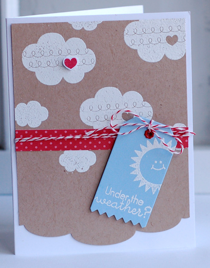 stamps: heart-2-heart #6<br />
ink: versamark<br />
cardstock: stamper&#039;s select white,...
