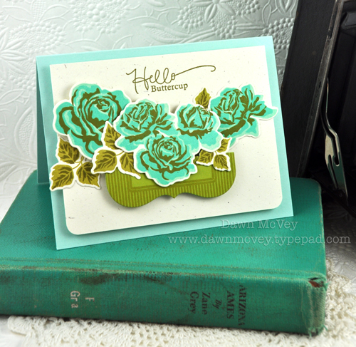Paper: rustic cream, simply chartreuse, aqua mist<br />
Stamps: Fabulous Frames, The Sweet...
