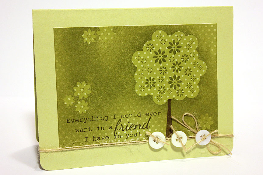 finished size: 5 1/2&quot; x 4 1/4&quot;<br />
<br />
stamps: Floral Foliage<br />
<br />...