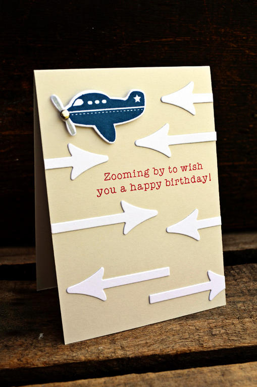 {Zoom Zoom} card<br />
<br />
Stamps - Little Hot Rod<br />
CS - Soft Stone, White<br />
Ink...