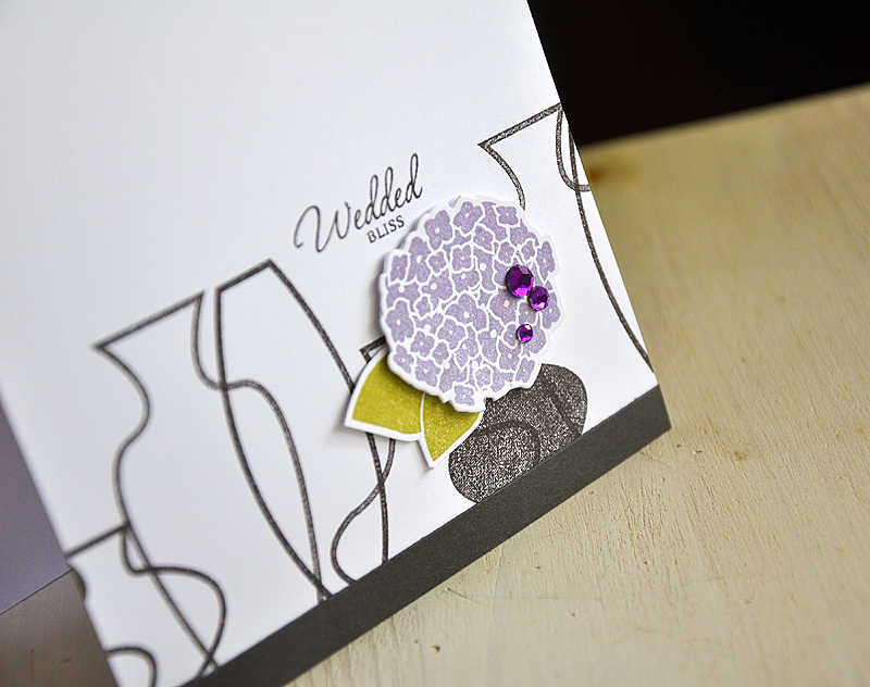 Stamps: Mega Gracious Vases, Gracious Vases &amp; Happy Hydrangea<br />
Ink:  Winter Wisteria,...