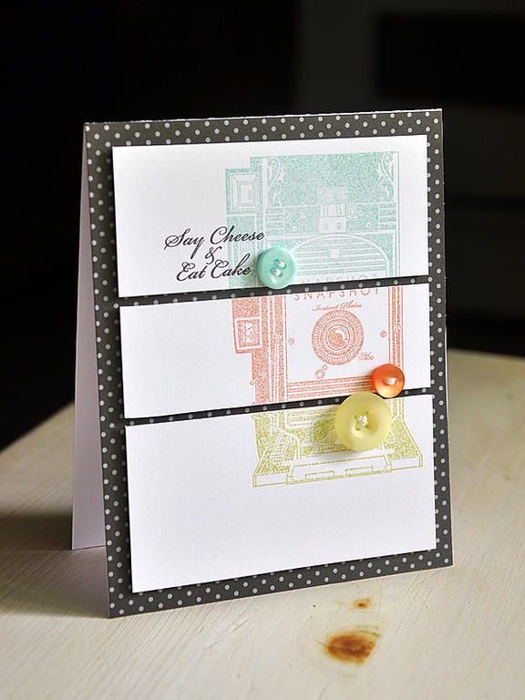 Stamps: Shutterbug Special<br />
Ink: Aqua Mist, Melon Berry, Spring Moss &amp; Smokey...